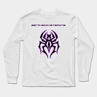 Beta Ecdysterone - Purple Outline Long Sleeve T-Shirt